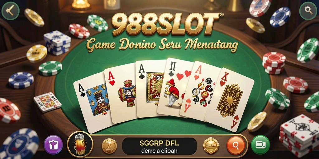Tampilan gameplay menegangkan dari 988SLOT di screenshoot.