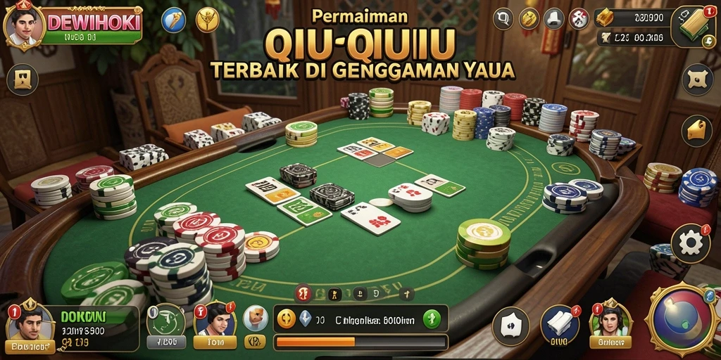 Screenshot DEWIHOKI menampilkan serunya gameplay QiuQiu.