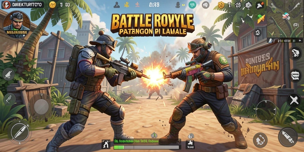 Tampilan gameplay seru dalam DIREKTURTOTO dengan aksi penuh ketegangan.