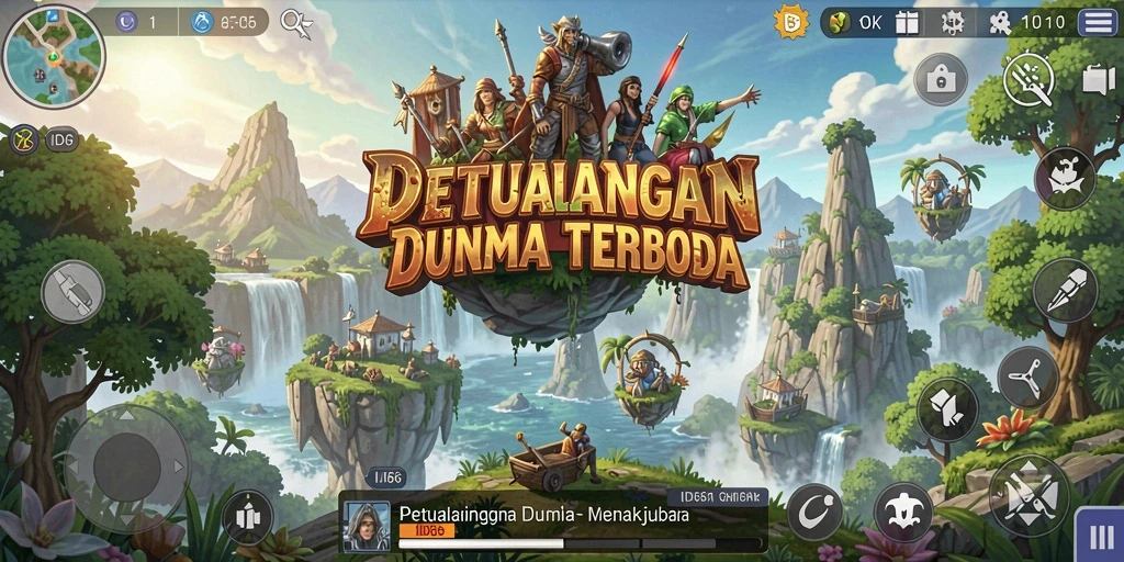 Tangkapan layar ID66 menunjukkan petualangan seru di dunia terbuka.