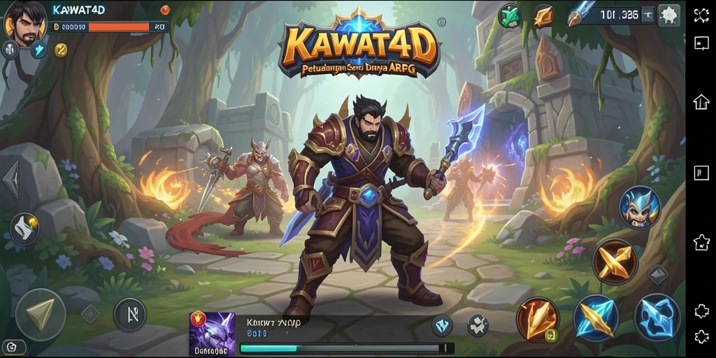 Tangkapan layar gameplay mendebarkan dalam KAWAT4D.