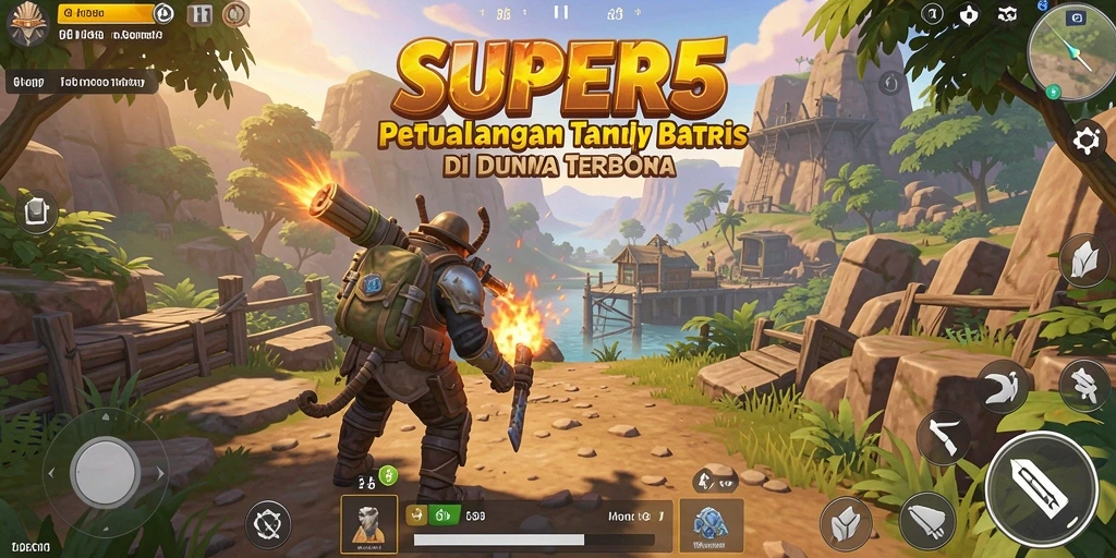 Tampilkan gameplay epic dari dunia terbuka SUPER5 yang menakjubkan.