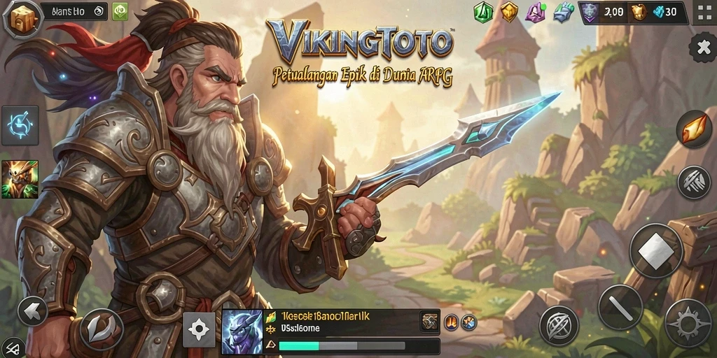 Tangkapan layar menampilkan aksi seru dalam gameplay ARPG.